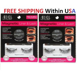 Ardell 2 PACKS Ardell Magnetic Liner & Lash, WISPIES Full Volume Easy to Apply NEW