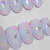Love in the Clouds ☁️ Handmade Nail Tips - Short