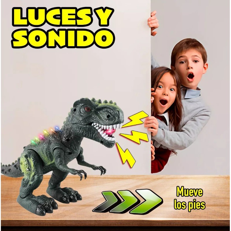 J.H COMPANY Tiranosaurio Dinosaurio Juguete Luces Sonido Y Movimientos