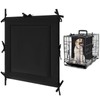 Thyle Dog Crate Divider Panel, Black Thick Dog Kennel Divider