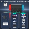 Lumindock Switch Docking Station mit Joypads Ladegerät, Ersatz für Switch