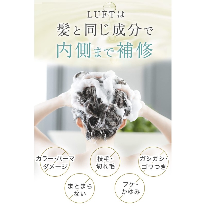 LUFT Shampoo, Smooth Type, Relaxing Floral Scent, 16.9 fl oz