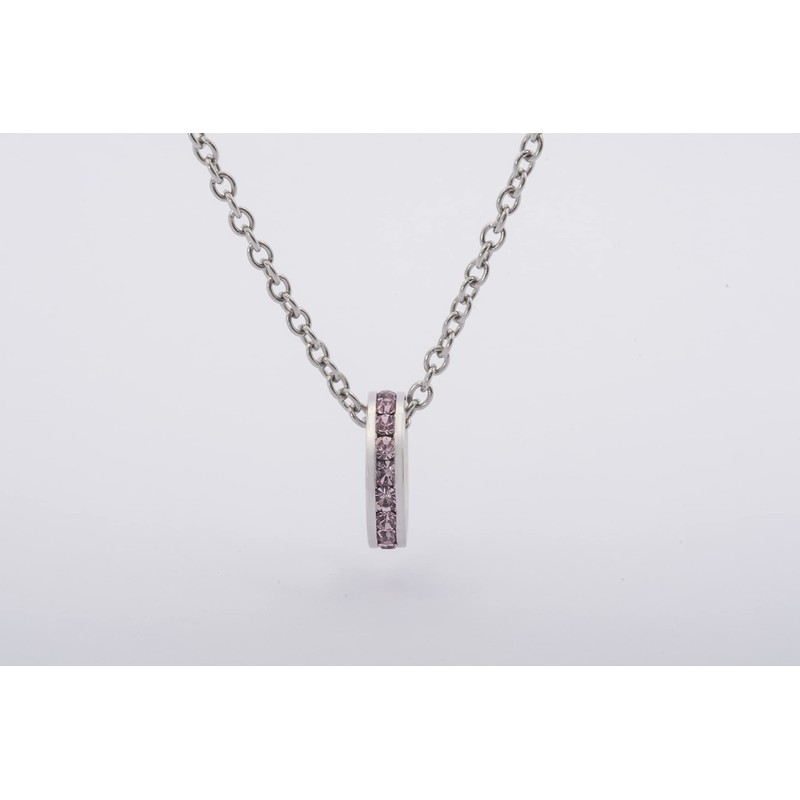 Bosvision Birthstone Pendant Charm - Full Eternity, Stackable, Birthstone