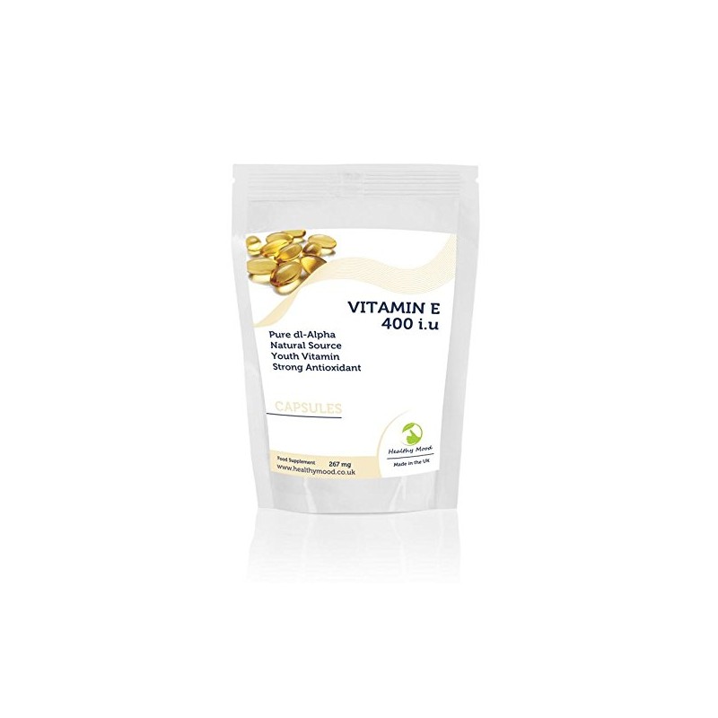 Vitamin E 267mg 400iu dl-Alpha Tocopheryl Acetate Antioxidant 60 Capsules