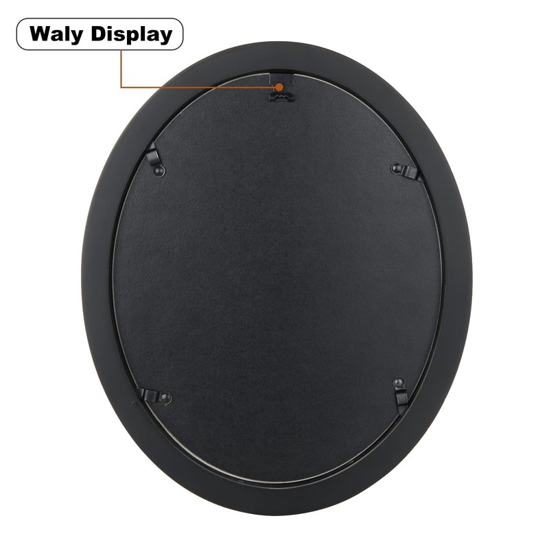 SENENQU 2 Pack Black Oval Picture Frames 8x10 Classic Oval