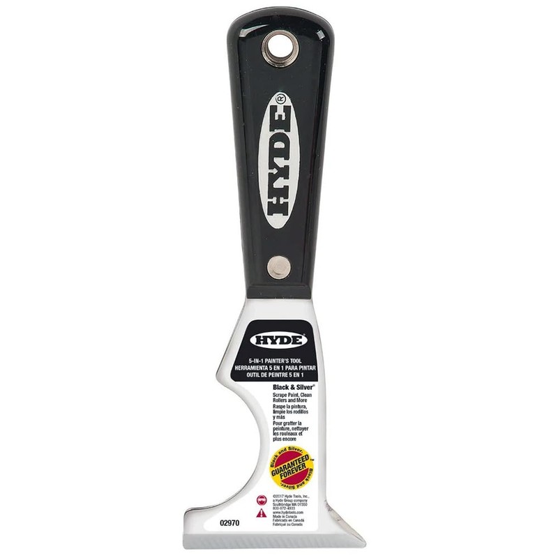 Hyde 02970 Black & Silver 5-in-1 Multi-Tool