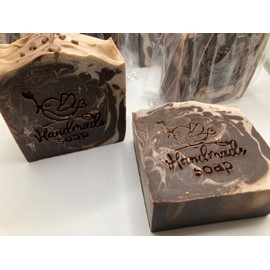 Homemade Sweet Chocolate Coconut Milk Soap, Lot 6,  5 oz. Bars