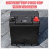 Battery Terminal Covers 6PCS Car Battery Top Post Cap with