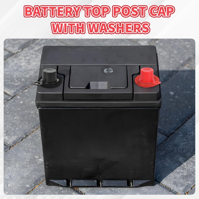 Battery Terminal Covers 6PCS Car Battery Top Post Cap with