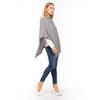 Marine Cashmere - Cashmere Blend Poncho for Women Delicate and