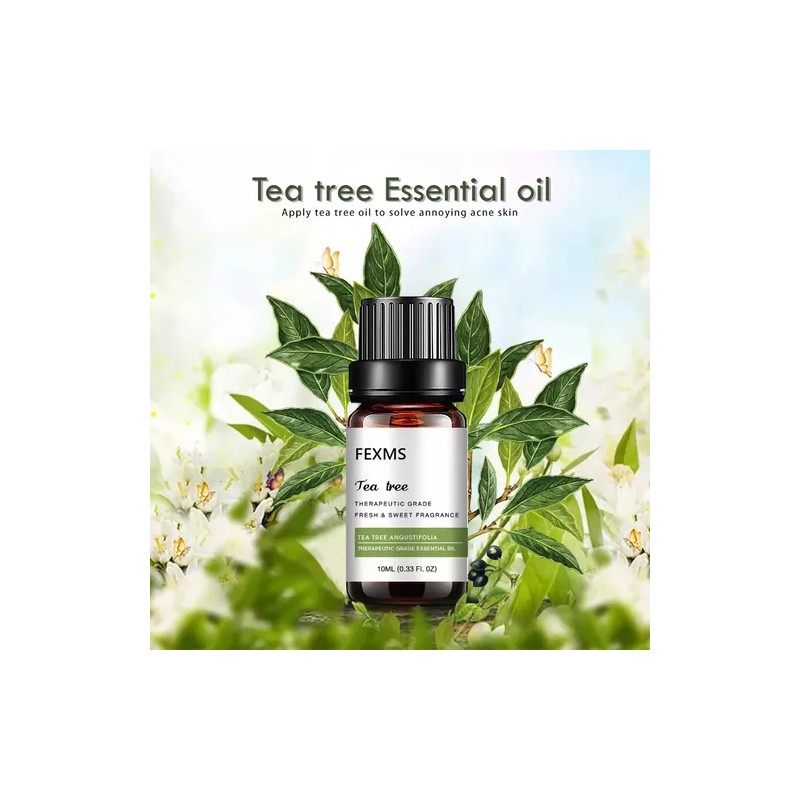 2pcs Aceite Esencial De Árbol De Té Natural 100% Puro