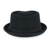 Belfry Crushable Porkpie Large, Black