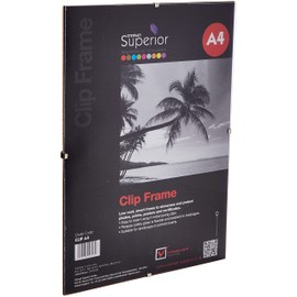 Stewart Superior A4 Back Loading Clip Frame with Plexi Safety Glass