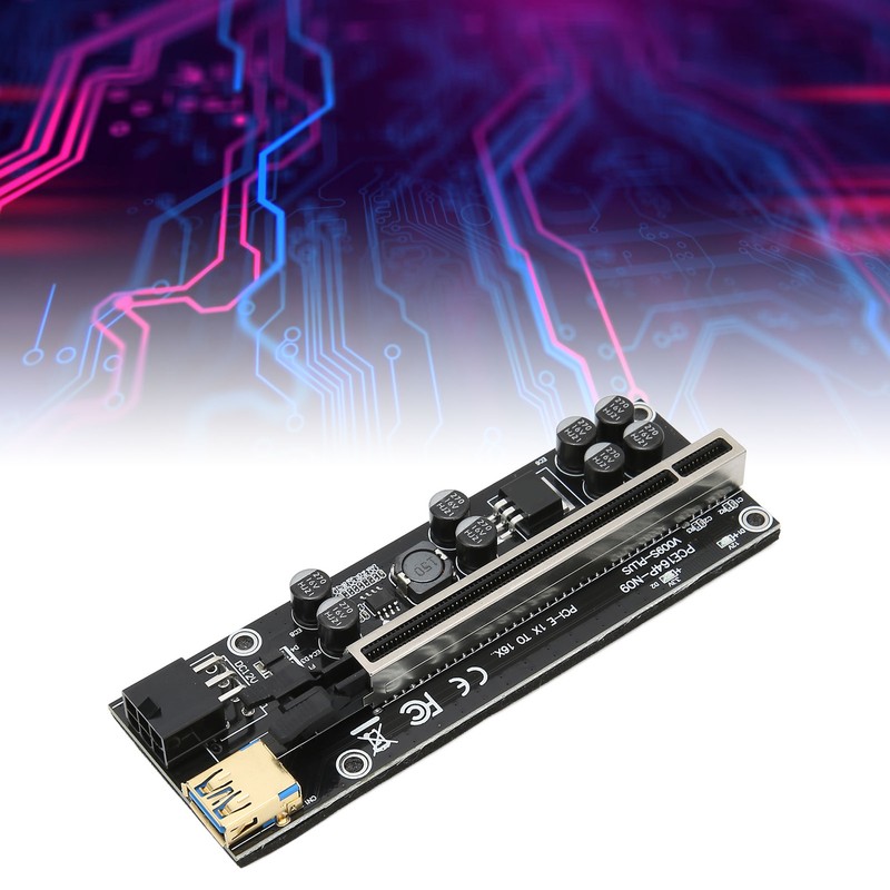 Riser Adapter Card 6P Interface Fixed Buckle Power Protection Fine