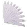 Makartt Zebra Nail Files 100 180 Grit for Poly Nail