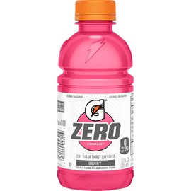 Gatorade Zero Sugar Thirst Quencher, Berry, 12 Ounce(Pack of 24)