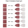 Mouse Sander Pads 11 Hole 60 Pcs Sanding Pads Hook