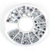 Nail Art Deco Parts Silver Cubic Cubic Parts 2ea