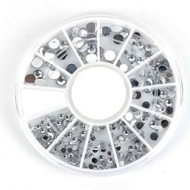 Nail Art Deco Parts Silver Cubic Cubic Parts 2ea