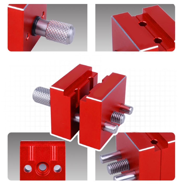 Small Vise with Strong Spring Alloy Steel Adjustable Miniature Bench