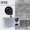 E12 Outdoor IP43 Waterproof Motion Activated Voice Prompt Siren Alarm