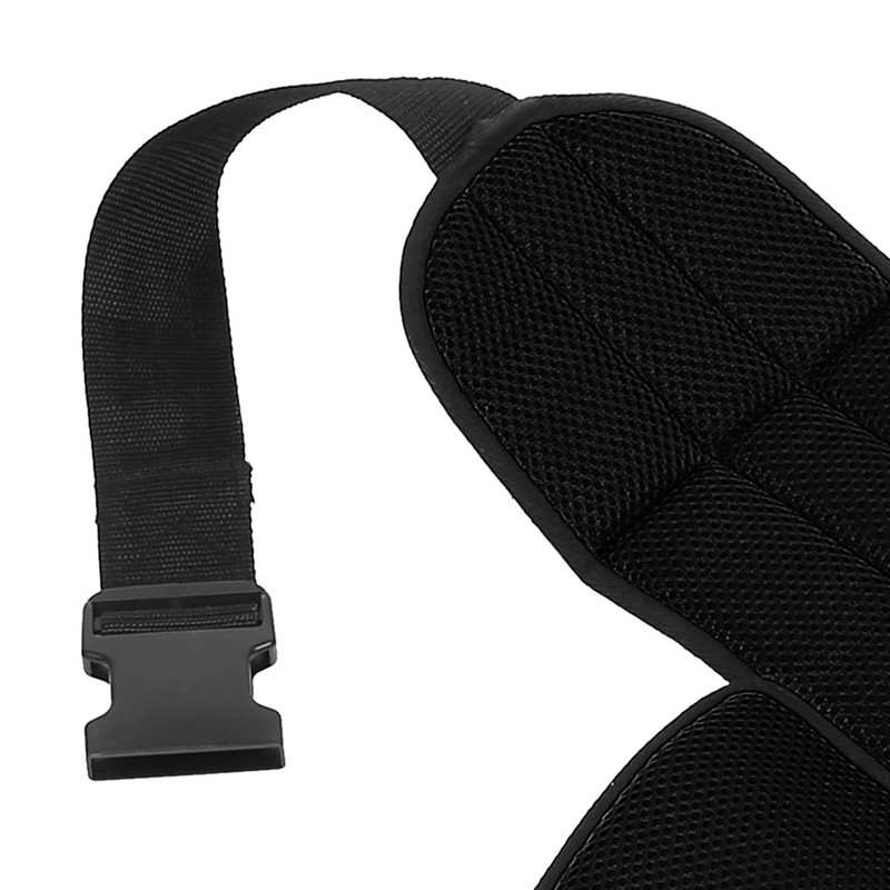 Wheelchair Safety Belt Restraint Harness Protective Adjustable Strap for PatientsBlack