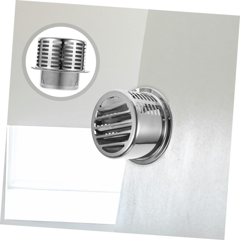 COHEALI Stainless Steel Kitchen Exhaust Vent Round Vent Cover Outdoor