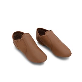Capezio E-Series Jazz Slip On-Child Shoe, Beige, 1.5 US Unisex Little Kid