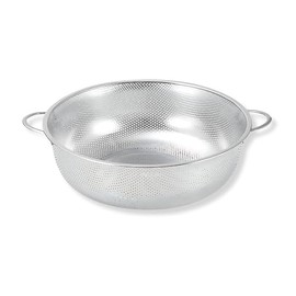 PARENCE. - Stainless Steel Double Handle Sieve - Kitchen Umbrella 28 cm Diameter - Versatile, Robust, Stainless Steel, Grey