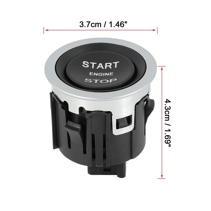 Car Engine Start Stop Switch Keyless Ignition Button LR094038 Fit