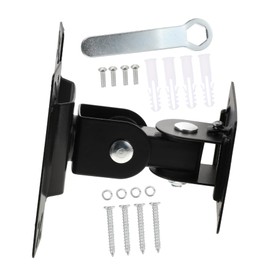 KOMBIUDA Monitor Adjustable Mounting Mounts Monitor Arm Mount Swivel Wall Mount Bracket Stand Hanging Tv Mount Tv Brackets for Wall Mount Tv Wall Bracket Mount Iron Black