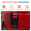 JeCar Smoked Tail Light Covers Trim Guards Only for 2021-2023