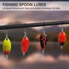 Trout Fishing Spoon Lure Set Single Hook Trout Lures Hard