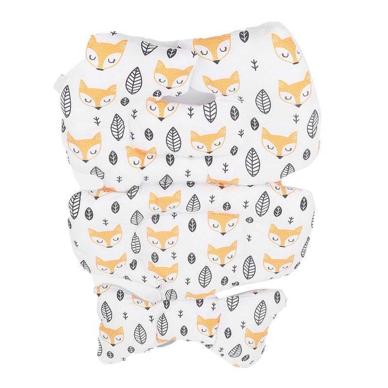 Baby Carriage Cushion Body Support Special Shaped Reduce Fatigue Washable
