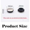 2 Pack Sink Faucet Hole Cover Kitchen Sink Plug Brushed