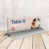 OPUS 2-Table Place Name Holder, 61 x 210mm, Crystal Clear