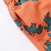Little Hand Boy's Board Shorts, Orange 1