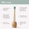 Wild & Stone Organic Baby Bamboo Toothbrushes | 4 Pack