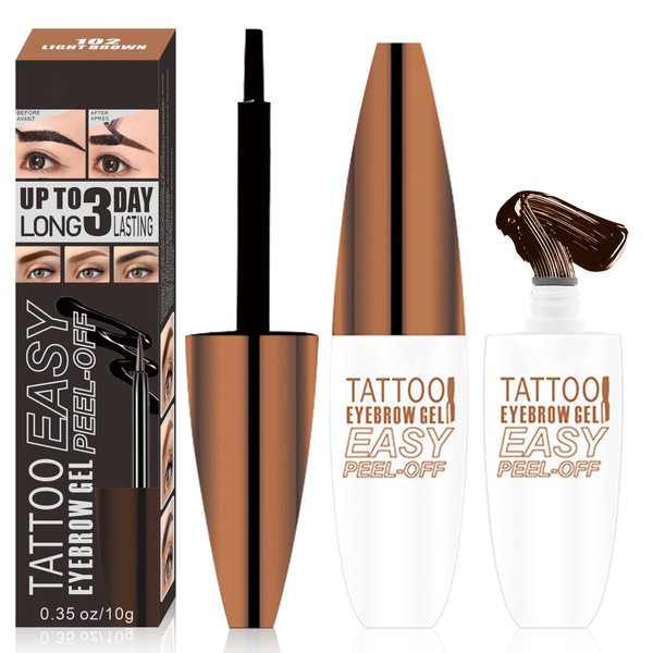 Peel Off Eyebrow Dye, Semi Permanent Tattoo Brow Peel Off
