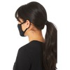 Bella Canvas womens Face Cover Handkerchief, Black, Small-Medium US