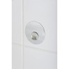 Wenko Uno Static-Loc Wall Hook, PET/Polycarbonate Stainless Steel Silver