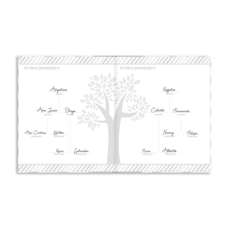 Pearhead First 5 Years Chevron Baby Memory Book with Included