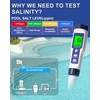 Pool Salt Tester, Digital Salt Water Pool Tester & Ph