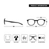 OPULIZE-Met 3 Paquete de gafas de lectura con bloqueo de