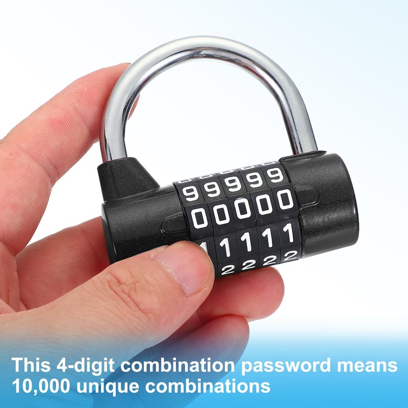 PATIKIL Combination Padlock, 5 Digit Gym Locker Lock Zinc Alloy