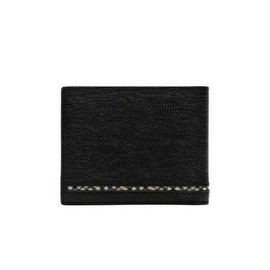 Daks (신세계강남점)DBWA1F623BK ALEXANDER블랙 라인 체크 소가죽 반지갑 (Sinsaegae Gangnam Branch) DBWA1F623BK ALEXANDER Black Line Check Leather Wallet