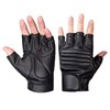 CHROME CRANE TB033 Men's Fingerless Motorcycle Cycling Tactical Drive Leather