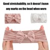 2 Pack Baby Headbands, Baby Girl Headbands Nylon Baby Bow
