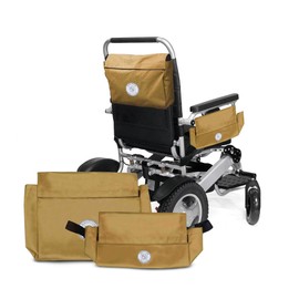 Senectitude Bags for Wheelchairs, Walkers, Rollators, Motorized Scooters. Keep Your Items Nearby and Hidden from View. Pack of 2 Bags