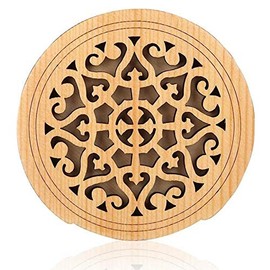 Wood Sound Hole Cover (For Acoustic Guitar) - Mute (Type III)